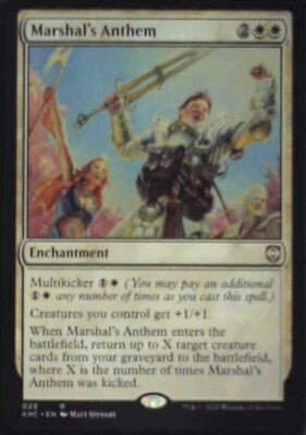 Marshal's Anthem - Commander: Kaldheim: #29, Magic: The Gathering Nm R239