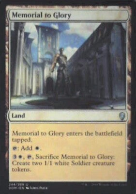 Memorial to Glory - Dominaria: #244, Magic: The Gathering Nm R142