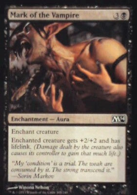 Mark of the Vampire - Magic 2014 (M14): #105, Magic: The Gathering Nm R62