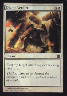 Divine Verdict - Theros: #8, Magic: The Gathering Nm R74