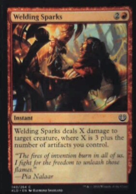 Welding Sparks - Kaladesh: #140, Magic: The Gathering Nm R169