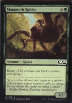 Mammoth Spider - Core Set 2020: #181, Magic: The Gathering Nm R217