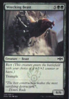 Wrecking Beast - Ravnica Allegiance: #150, Magic: The Gathering Nm R49