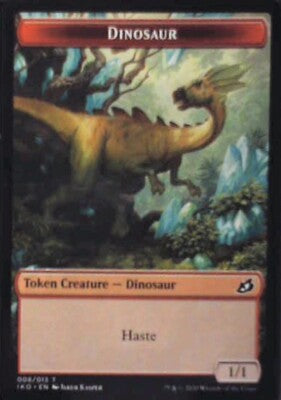 Dinosaur Token - Ikoria: Lair of Behemoths: #8, Magic: The Gathering Lp R99