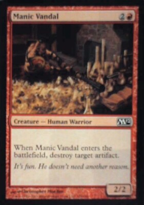 Manic Vandal - Magic 2011 (M11): #151, Magic: The Gathering Nm R243