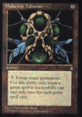 Malachite Talisman - Ice Age: #328, Magic: The Gathering Nm R109