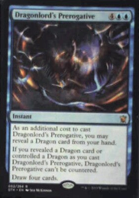Dragonlord's Prerogative - Dragons of Tarkir: #52, Magic: The Gathering Nm R102