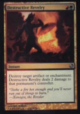 Destructive Revelry - Duel Decks: Heroes vs. Monsters: #66, MTG Nm R235