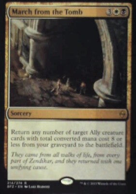March from the Tomb - Battle for Zendikar: #214, Magic: The Gathering Nm R151