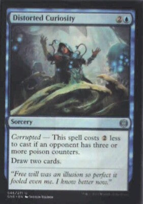 Distorted Curiosity - Phyrexia: All Will Be One: #46, MTG Nm R183
