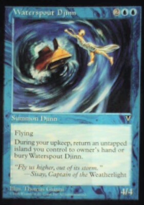 Waterspout Djinn - Visions: #50, Magic: The Gathering Nm R155