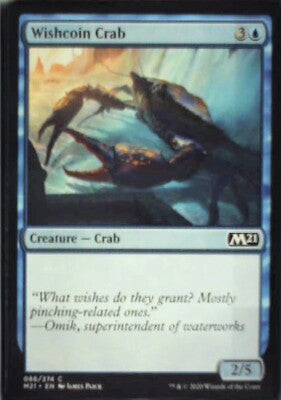 Wishcoin Crab - Core Set 2021: #86, Magic: The Gathering Nm R84