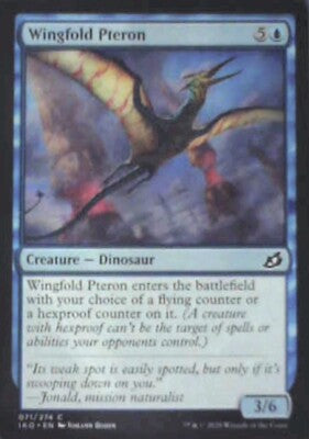 Wingfold Pteron - Ikoria: Lair of Behemoths: #71, Magic: The Gathering Nm R213