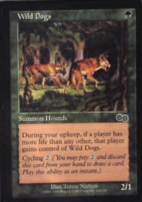 Wild Dogs - Urza's Saga: #284, Magic: The Gathering Nm R40