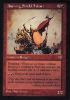 Burning Shield Askari - Mirage: #162, Magic: The Gathering Nm R107