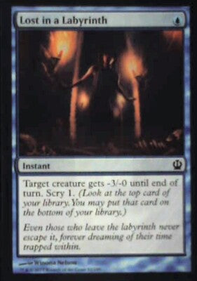 Lost in a Labyrinth - Theros: #52, Magic: The Gathering Nm R245
