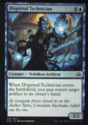 Dispersal Technician - Aether Revolt: #32, Magic: The Gathering Nm R204