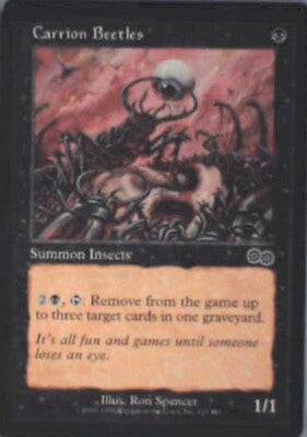 Carrion Beetles - Urza's Saga: #122, Magic: The Gathering Nm R204