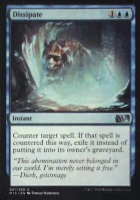 Dissipate - Magic 2015 (M15): #51, Magic: The Gathering Nm R113