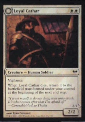 Loyal Cathar - Dark Ascension: #13, Magic: The Gathering Nm R51
