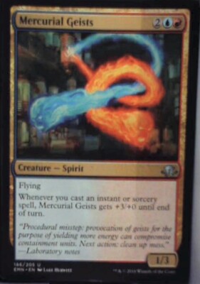 Mercurial Geists - Eldritch Moon: #186, Magic: The Gathering Nm R148