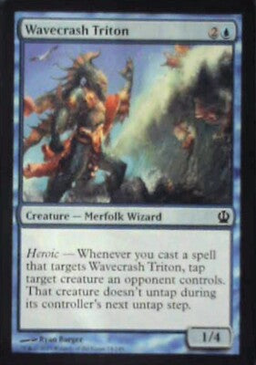 Wavecrash Triton - Theros: #74, Magic: The Gathering Nm R232