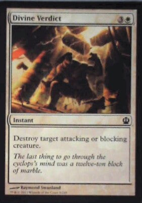 Divine Verdict - Theros: #8, Magic: The Gathering Nm R115