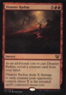 Disaster Radius - Commander 2015: #150, Magic: The Gathering Nm R158