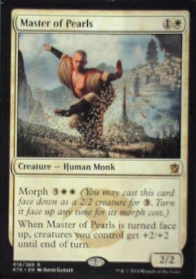 Master of Pearls - Khans of Tarkir: #18, Magic: The Gathering Lp R96