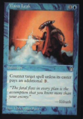 Mana Leak - Stronghold: #36, Magic: The Gathering Lp R112