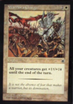 Warrior's Charge - Portal: #38, Magic: The Gathering Nm R124