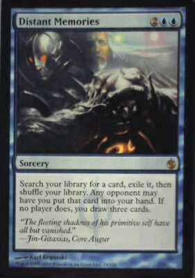 Distant Memories - Mirrodin Besieged: #24, Magic: The Gathering Nm R130