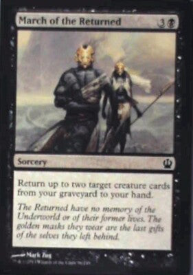 March of the Returned - Theros: #96, Magic: The Gathering Nm R224