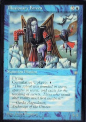 Illusionary Forces - Ice Age: #75, Magic: The Gathering Nm R149