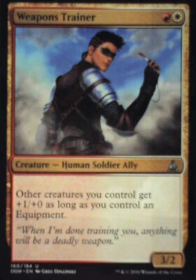 Weapons Trainer - Oath of the Gatewatch: #160, Magic: The Gathering Nm R152