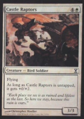 Castle Raptors - Time Spiral: #5, Magic: The Gathering Mp R37