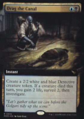 Drag the Canal (Extended Art) - Murders at Karlov Manor: #415 Nm R237
