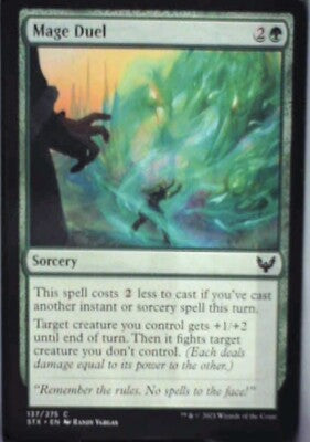Mage Duel - Strixhaven: School of Mages: #137, Magic: The Gathering Nm R86