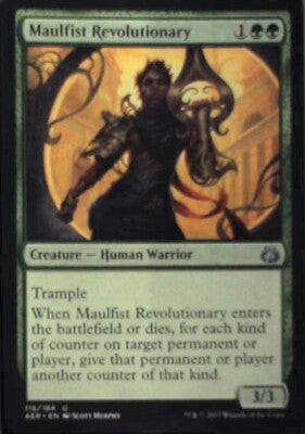 Maulfist Revolutionary - Aether Revolt: #115, Magic: The Gathering Nm R121