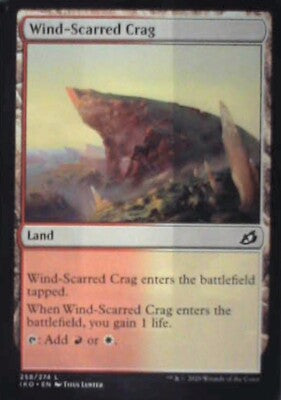 Wind-Scarred Crag - Ikoria: Lair of Behemoths: #258, MTG Nm R186