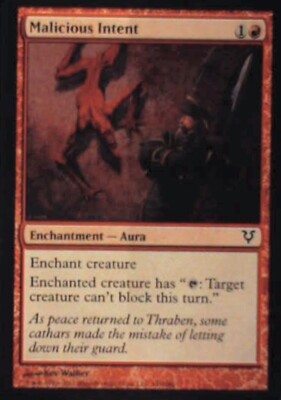Malicious Intent - Avacyn Restored: #147, Magic: The Gathering Nm R188
