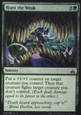 Hunt the Weak - Rivals of Ixalan: #133, Magic: The Gathering Nm R29