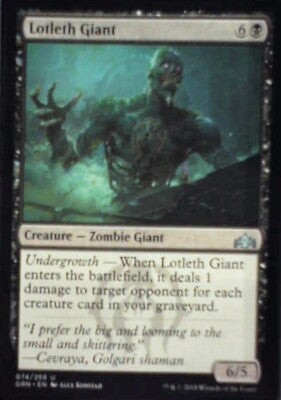 Lotleth Giant - Guilds of Ravnica: #74, Magic: The Gathering Nm R150