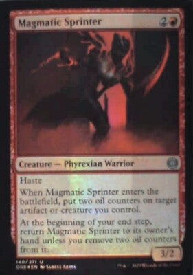 Magmatic Sprinter - Phyrexia: All Will Be One: #140, MTG - Foil Nm R248