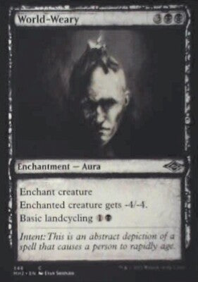 World-Weary (Showcase) - Modern Horizons 2: #348, Magic: The Gathering Nm R53