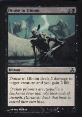 Douse in Gloom - Guildpact: #49, Magic: The Gathering Nm R88