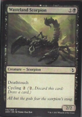 Wasteland Scorpion - Amonkhet: #116, Magic: The Gathering Nm R143