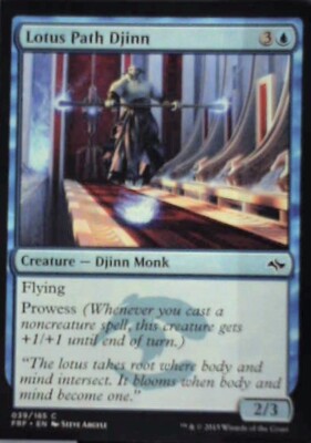 Lotus Path Djinn - Fate Reforged: #39, Magic: The Gathering Nm R192