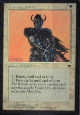 Icatian Infantry - Fallen Empires: #7a, Magic: The Gathering Nm R191