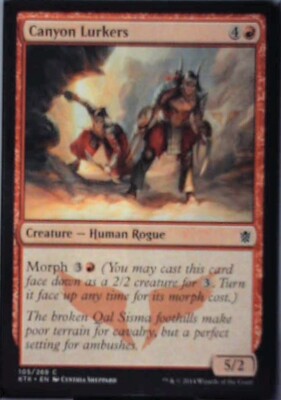 Canyon Lurkers - Khans of Tarkir: #105, Magic: The Gathering Nm R202